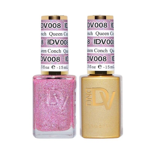 DND DIVA - #008 Queen Conch - Gel & Lacquer Duo 15ml