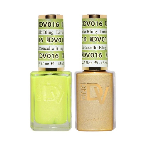 DND DIVA - #016 Limoncello Bling - Gel & Lacquer Duo 15ml