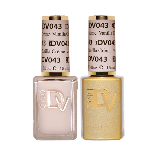 DND DIVA - #043 Vanilla Creme - Gel & Lacquer Duo 15ml
