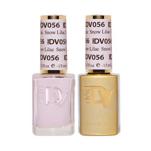DND DIVA - #056 Snow Lilac - Gel & Lacquer Duo 15ml