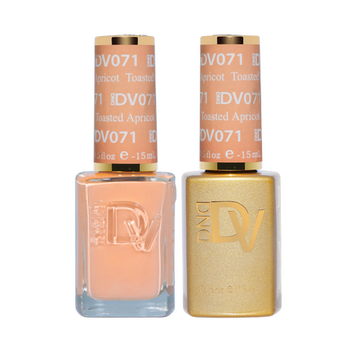 DND DIVA - #071 Toasted Apricot - Gel & Lacquer Duo 15ml