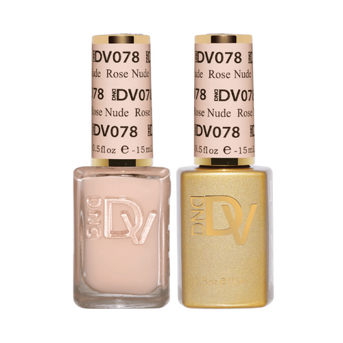 DND DIVA - #078 Rose Nude - Gel & Lacquer Duo 15ml