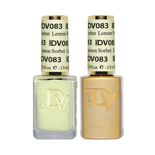 DND DIVA - #083 Lemon Sorbet - Gel & Lacquer Duo 15ml