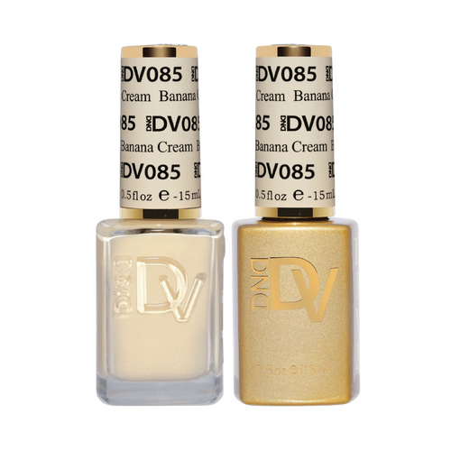 DND DIVA - #085 Banana Cream - Gel & Lacquer Duo 15ml