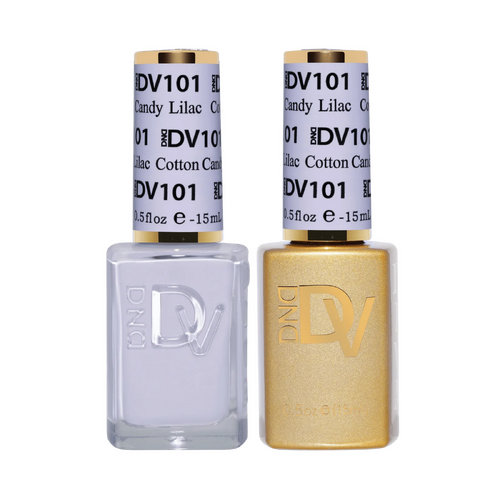 DND DIVA - #101 Cotton Candy Lilac - Gel & Lacquer Duo 15ml