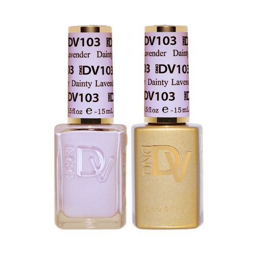 DND DIVA - #103 Dainty Lavender - Gel & Lacquer Duo 15ml
