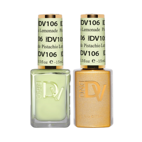 DND DIVA - #106 Pistachio Lemondade - Gel & Lacquer Duo 15ml