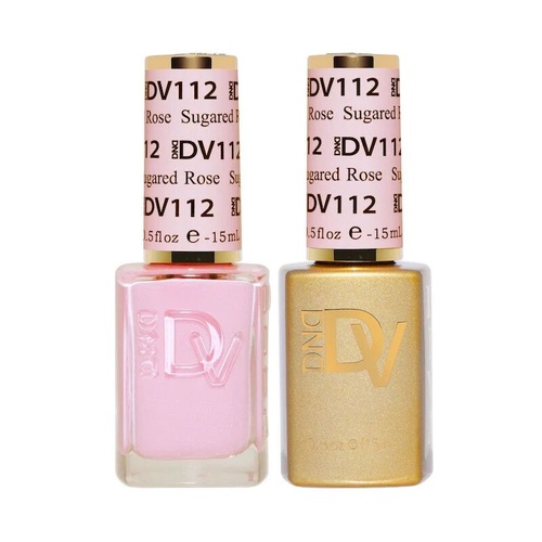 DND DIVA - #112 Sugared Rose - Gel & Lacquer Duo 15ml