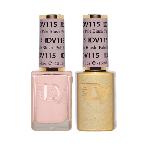 DND DIVA - #115 Pale Blush - Gel & Lacquer Duo 15ml