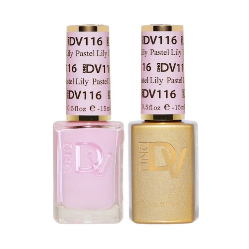 DND DIVA - #116 Pastel Lily - Gel & Lacquer Duo 15ml