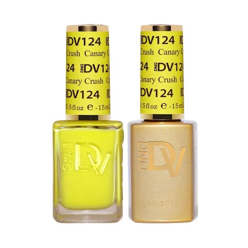 DND DIVA - #124 Canary Crush - Gel & Lacquer Duo 15ml