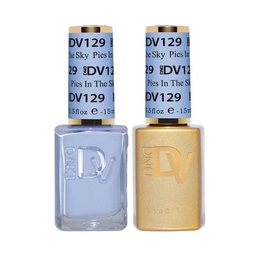 DND DIVA - #129 Pies in the Sky - Gel & Lacquer Duo 15ml