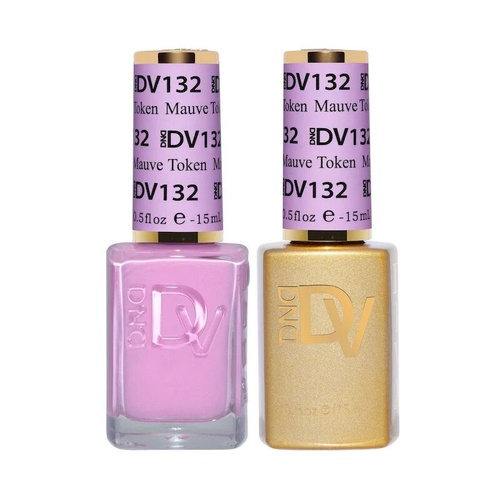 DND DIVA - #132 Mauve Token - Gel & Lacquer Duo 15ml