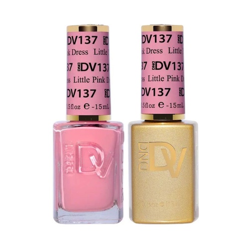 DND DIVA - #137 Little Pink Dress - Gel & Lacquer Duo 15ml