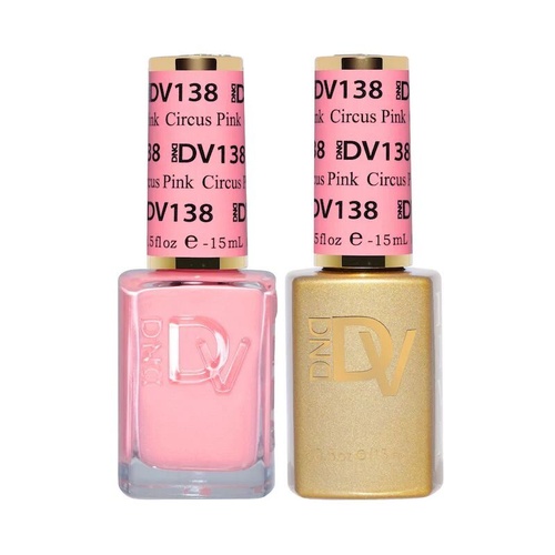 DND DIVA - #138 Circus Pink - Gel & Lacquer Duo 15ml
