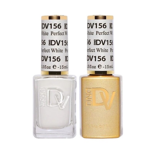 DND DIVA - #156 Perfect White - Gel & Lacquer Duo 15ml
