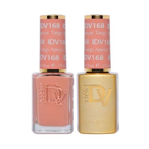 DND DIVA - #168 Tangy Apricot - Gel & Lacquer Duo 15ml