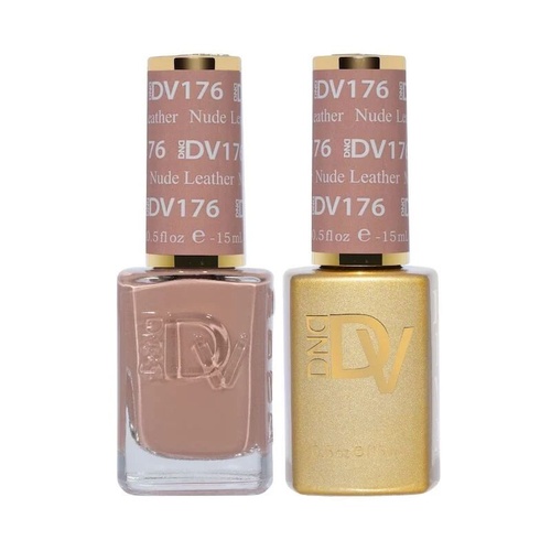 DND DIVA - #176 Nude Leather - Gel & Lacquer Duo 15ml