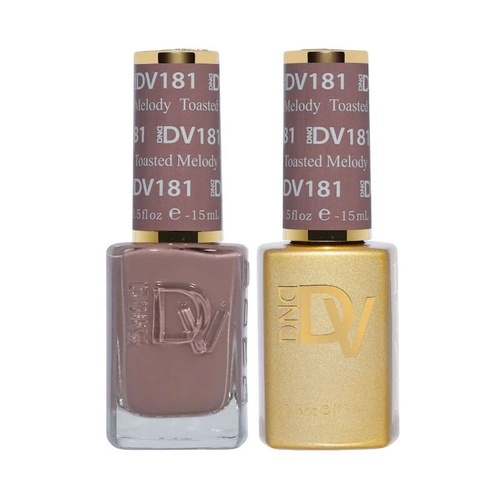 DND DIVA - #181 Toasted Melody - Gel & Lacquer Duo 15ml