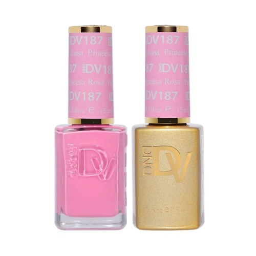 DND DIVA - #187 Princesa Rosa - Gel & Lacquer Duo 15ml