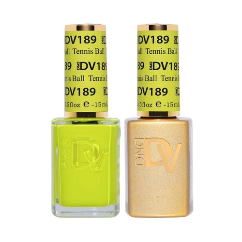 DND DIVA - #189 Tennis Ball - Gel & Lacquer Duo 15ml
