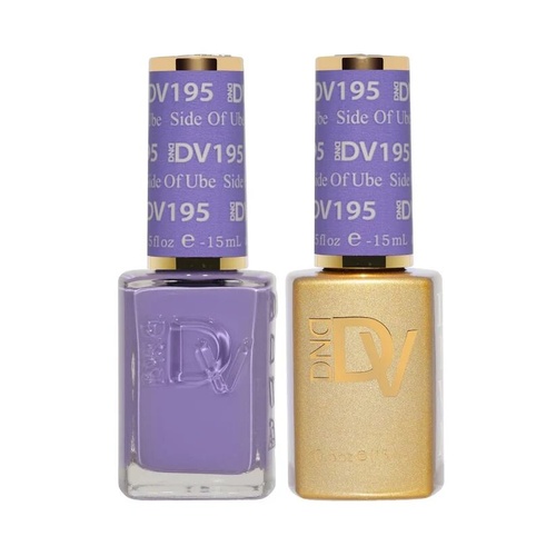 DND DIVA - #195 Side Of Ube - Gel & Lacquer Duo 15ml