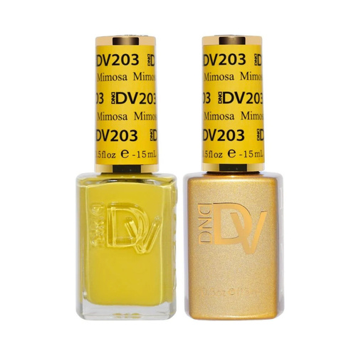 DND DIVA - #203 Mimosa - Gel & Lacquer Duo 15ml
