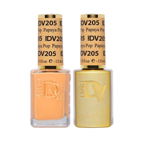 DND DIVA - #205 Papaya Pop - Gel & Lacquer Duo 15ml
