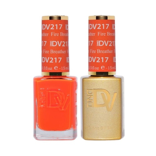DND DIVA - #217 Fire Breather - Gel & Lacquer Duo 15ml