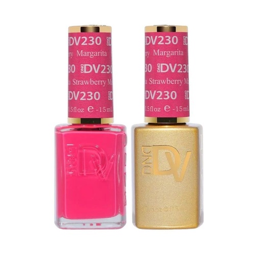 DND DIVA - #230 Strawberry Martini - Gel & Lacquer Duo 15ml