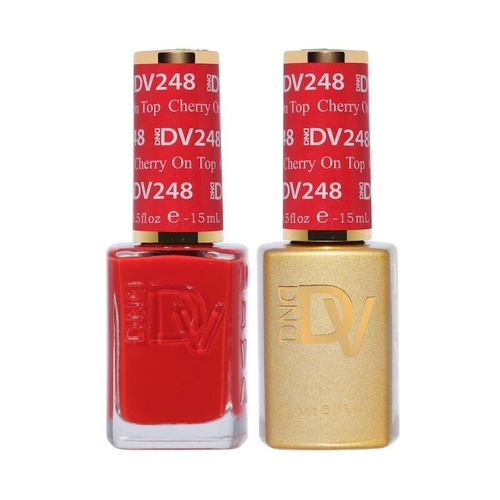DND DIVA - #248 Cherry On Top - Gel & Lacquer Duo 15ml