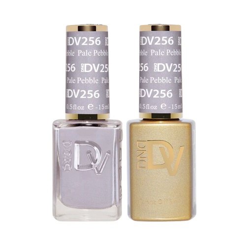 DND DIVA - #256 Pale Pebble - Gel & Lacquer Duo 15ml