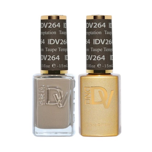 DND DIVA - #264 Taupe Temptation - Gel & Lacquer Duo 15ml