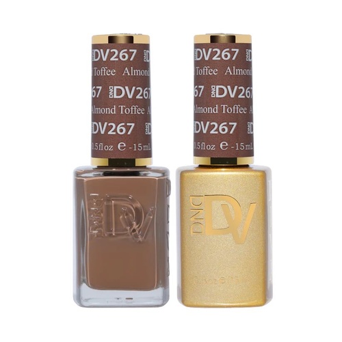 DND DIVA - #267 Almond Toffee - Gel & Lacquer Duo 15ml