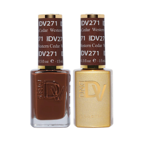 DND DIVA - #271 Western Cedar - Gel & Lacquer Duo 15ml