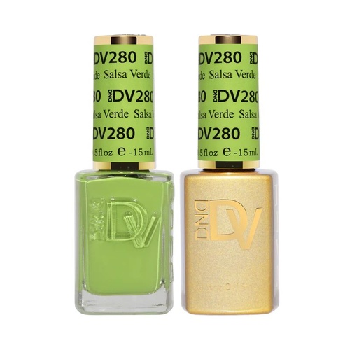 DND DIVA - #280 Salsa Verde - Gel & Lacquer Duo 15ml