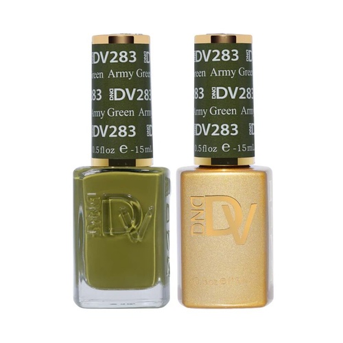 DND DIVA - #283 Army Green - Gel & Lacquer Duo 15ml