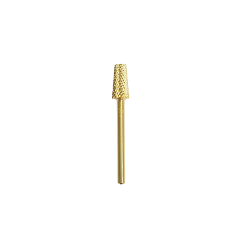 Nail Drill Bit 3/32" Cuticle Taper Cleaner - Gold