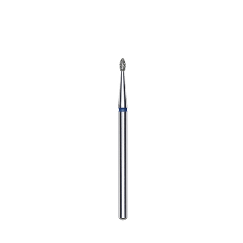 Nail Drill Bit 3/32" - Rounded "Bud" Diamond Head Diameter 1.6 mm / Working Part 3.4 mm - Blue