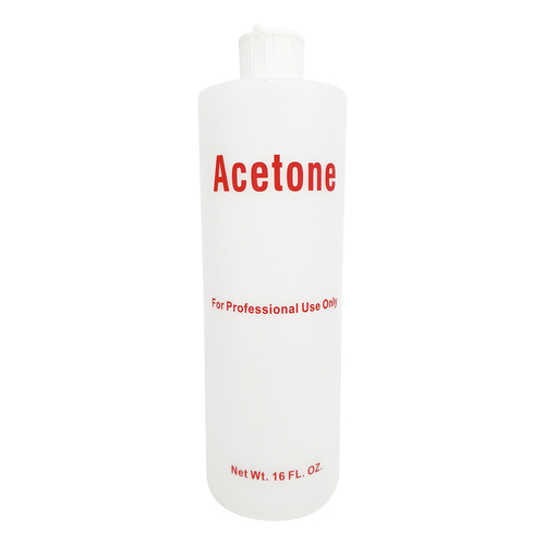 Empty Plastic Acetone Bottle 500ml (16oz)