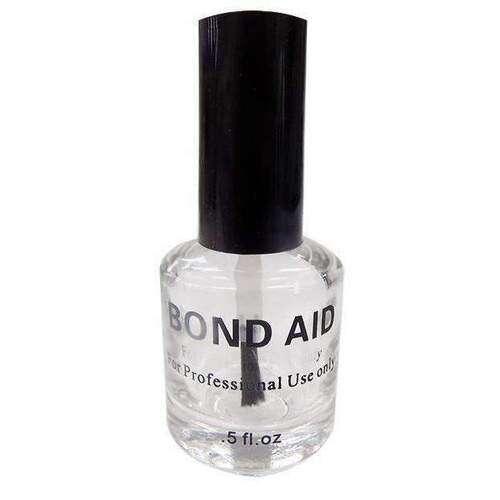 Empty Glass Bond Aid Bottle (0.5oz)
