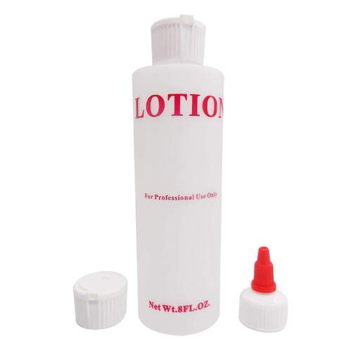 Empty Plastic Lotion Bottle (8oz)