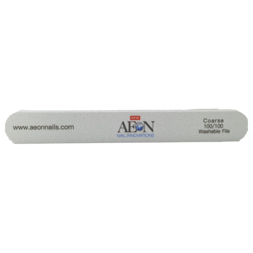 Aeon - Nail Files Silver Straight Sponge Coarse 100/100 1 pc