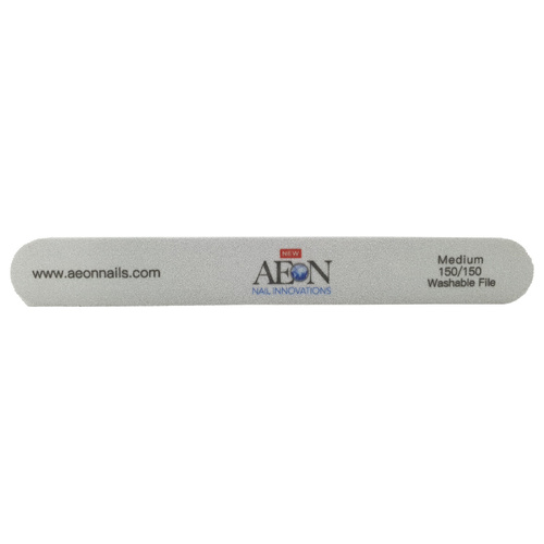 Aeon - Nail Files Silver Straight Sponge Medium 150/150 1 pc