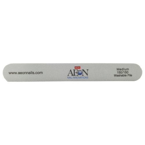 Aeon - Nail Files Silver Straight Sponge Medium 150/150 1 pc