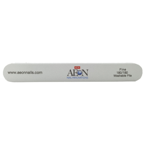 Aeon - Nail Files Silver Straight Sponge Fine 180/180 1 pc