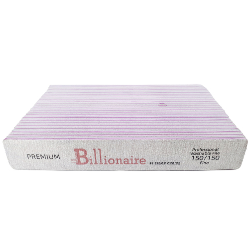 Billionaire - Nail Files Premium Gray Square Fine 150/150 25 pcs
