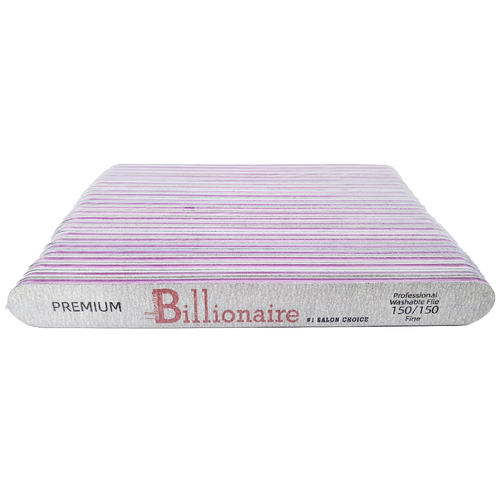 Billionaire - Nail Files Premium Gray Straight Fine 150/150 25 pcs