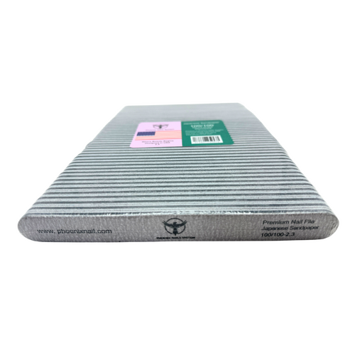 Phoenix - Nail Files Gray Straight Coarse 100/100 50 pcs