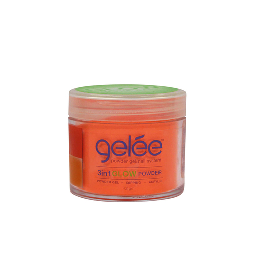 Gelee 3 in 1 Glow Acrylic Dip Dipping Powder Gel Nail GCPG01 - Ignite - 42g
